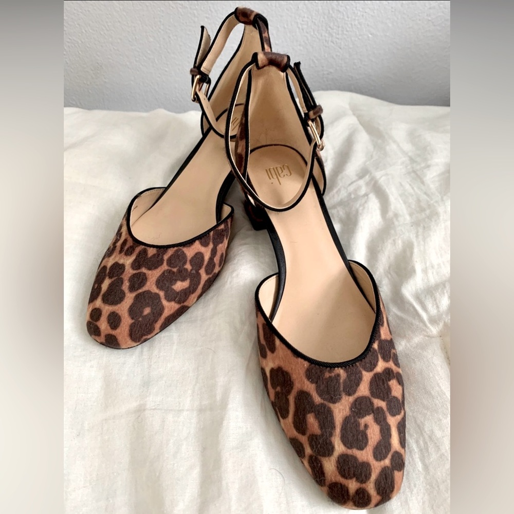 CAbi leopard print heels- NEW!